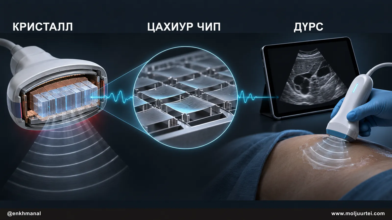 Кристалл хувиргуураас цахиур мембран, гар хэт авиан дүрс хүртэлх зам