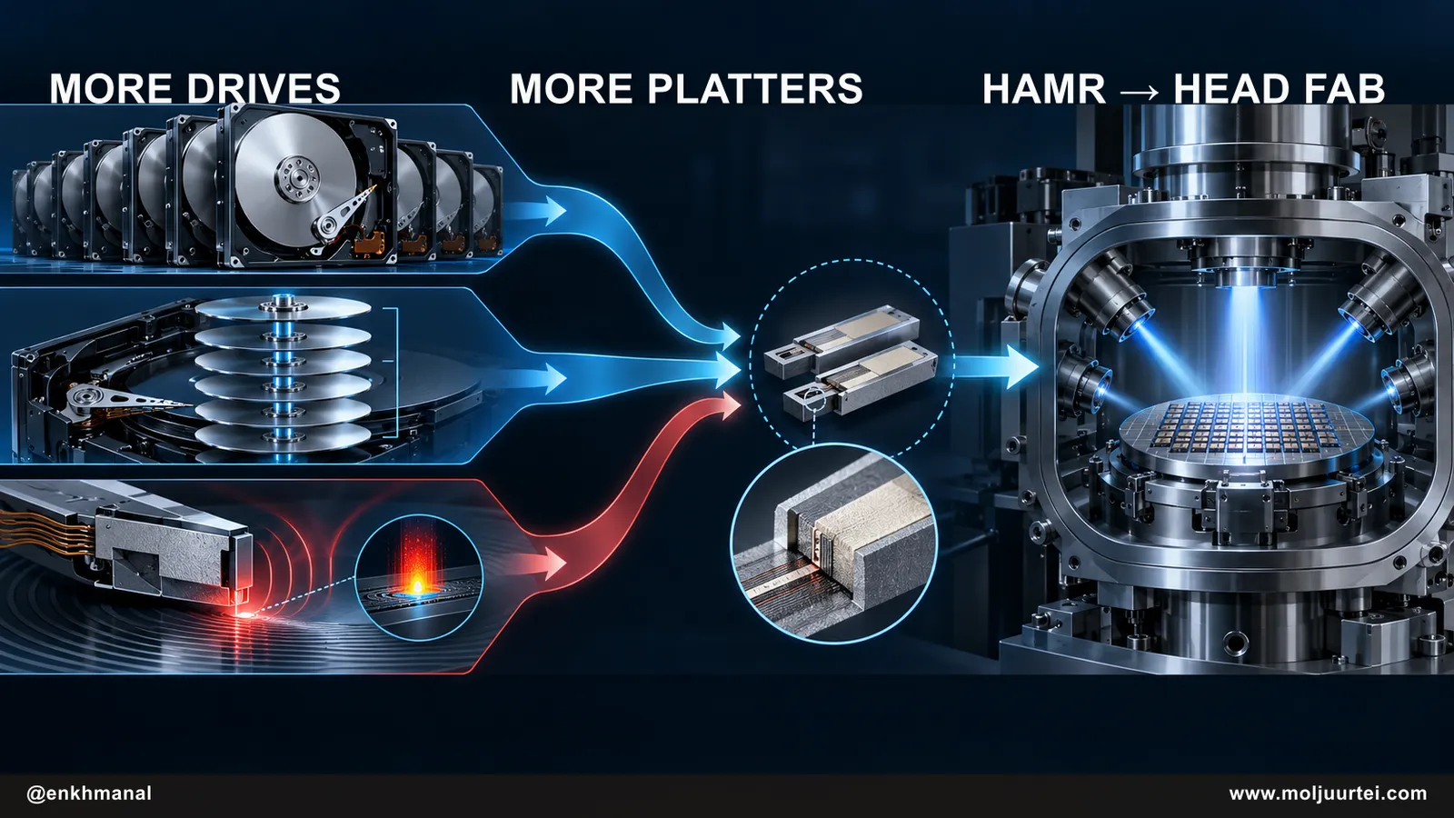 More drives, more platters and denser HAMR platters converge on head fabrication with Veeco ion-beam tools