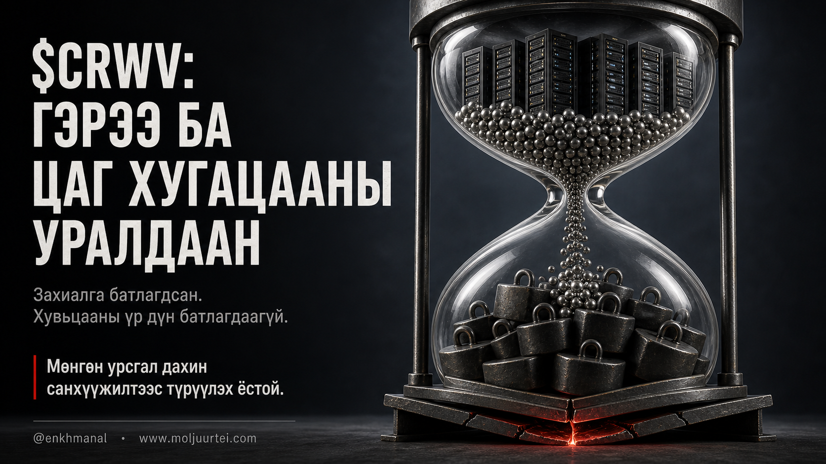 $CRWV — AI тооцооллын төлбөртэй зам дээрх хөшүүрэгтэй колл опцион