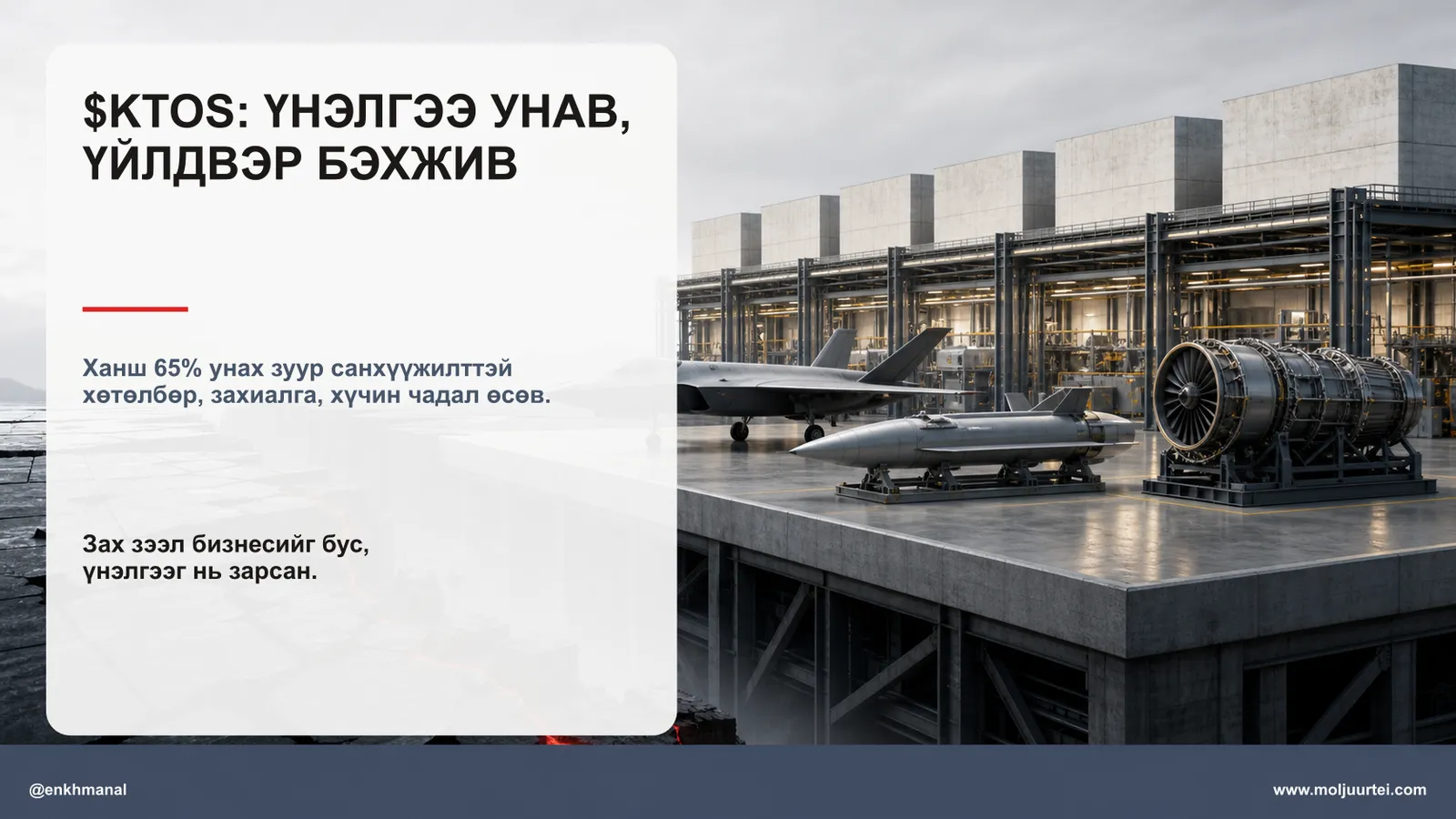 $KTOS Kratos Defense — Компанийн түүхэн дэх хамгийн таатай мэдээний үеэр ханш 65% унав